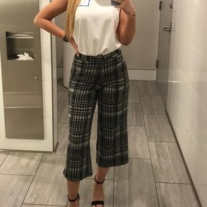 Zara knit culottes trouser